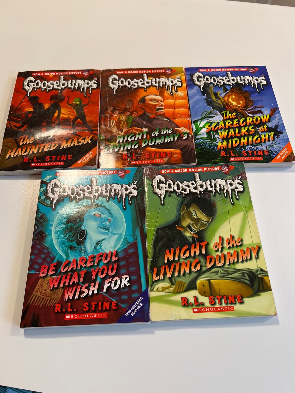 Goosebumps Re-Print: Lot of 5